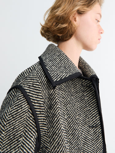 Jil Sander - Wool Tweed Coat in Grey