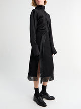 Jil Sander - Fringed Midi Skirt in Black