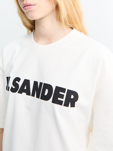 Jil Sander - Logo T-Shirt in Porcelain