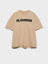 Jil Sander - Logo T-Shirt in Dark Sand