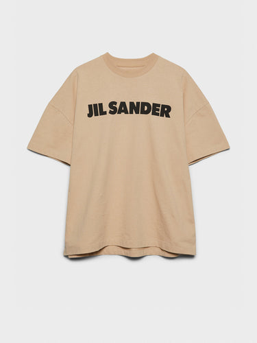 Jil Sander - Logo T-Shirt in Dark Sand