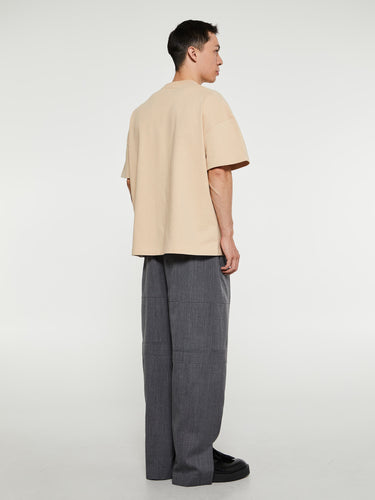 Jil Sander - Logo T-Shirt in Dark Sand