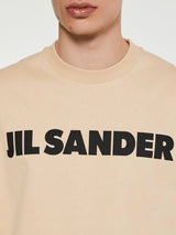 Jil Sander - Logo T-Shirt in Dark Sand