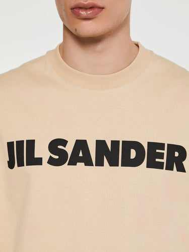 Jil Sander - Logo T-Shirt in Dark Sand