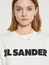 Jil Sander - Logo T-Shirt in Porcelain