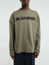 Jil Sander - Logo T-Shirt in Thyme Green