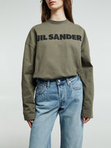 Jil Sander - Logo T-Shirt in Thyme Green