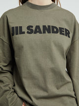 Jil Sander - Logo T-Shirt in Thyme Green