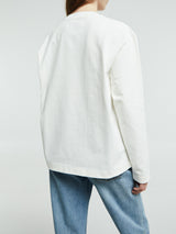 Jil Sander - Cotton Long Sleeve Shirt in Porcelain