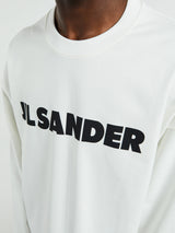 Jil Sander - Long-sleeved T-Shirt in Porcelain