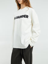 Jil Sander - Long-sleeved T-Shirt in Porcelain