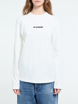 Jil Sander - Logo T-Shirt in Porcelain