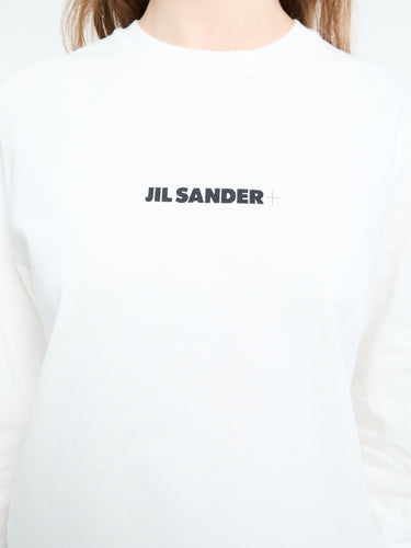Jil Sander - Logo T-Shirt in Porcelain