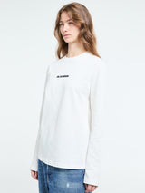 Jil Sander - Logo T-Shirt in Porcelain