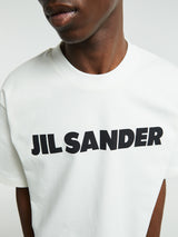 Jil Sander - Logo T-Shirt in Porcelain