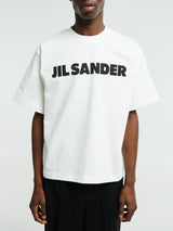 Jil Sander - Logo T-Shirt in Porcelain