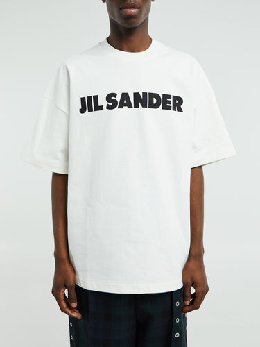 Jil Sander - Logo T-shirt in Natural