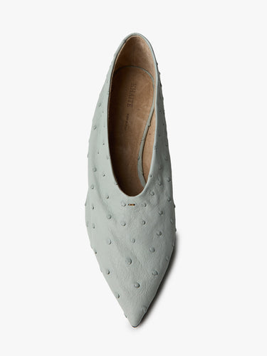 Khaite - Miriam Pump 50mm Heels in Frost Ostrich