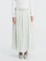 Khaite - Astrid Skirt in Ice Green