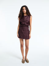 Khaite - Tota Dress in Almandine
