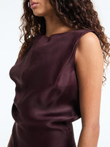 Khaite - Tota Dress in Almandine