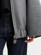 Khaite - Garret Jacket in Grey Melange