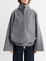 Khaite - Garret Jacket in Grey Melange