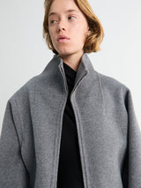 Khaite - Garret Jacket in Grey Melange
