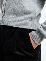 Khaite - Everheart Cardigan in Fog