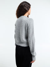 Khaite - Everheart Cardigan in Fog