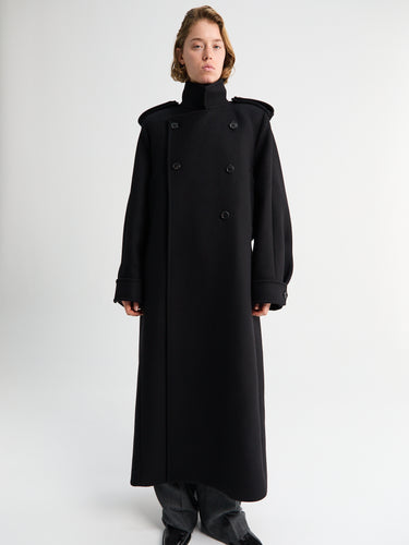 Khaite - Donna Coat in Black