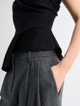 Khaite - August Pants in Storm