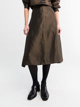 Khaite - Nania Skirt in Bark
