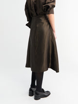 Khaite - Nania Skirt in Bark