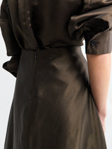 Khaite - Nania Skirt in Bark