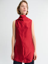 Khaite - Daria Dress in Crimson