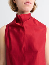 Khaite - Daria Dress in Crimson