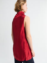Khaite - Daria Dress in Crimson