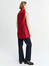 Khaite - Daria Dress in Crimson