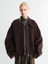 Khaite - Odin Jacket in Dark Brown