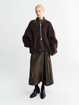 Khaite - Odin Jacket in Dark Brown