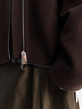 Khaite - Odin Jacket in Dark Brown