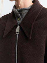 Khaite - Odin Jacket in Dark Brown