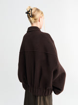 Khaite - Odin Jacket in Dark Brown