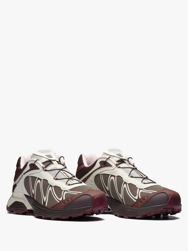 Salomon - XT-Whisper Sneakers in Walnut, Bitter Chocolate and Vanilla Ice