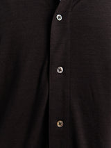Lady White Co. - Wool Button Up in Woodberry