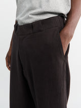 Lady White Co. - Jersey Trousers in Black Mushroom