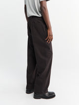 Lady White Co. - Jersey Trousers in Black Mushroom