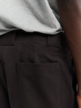 Lady White Co. - Jersey Trousers in Black Mushroom