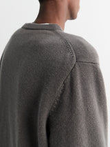 Lady White Co. - Wool Cashmere Sweater in Marine Grey